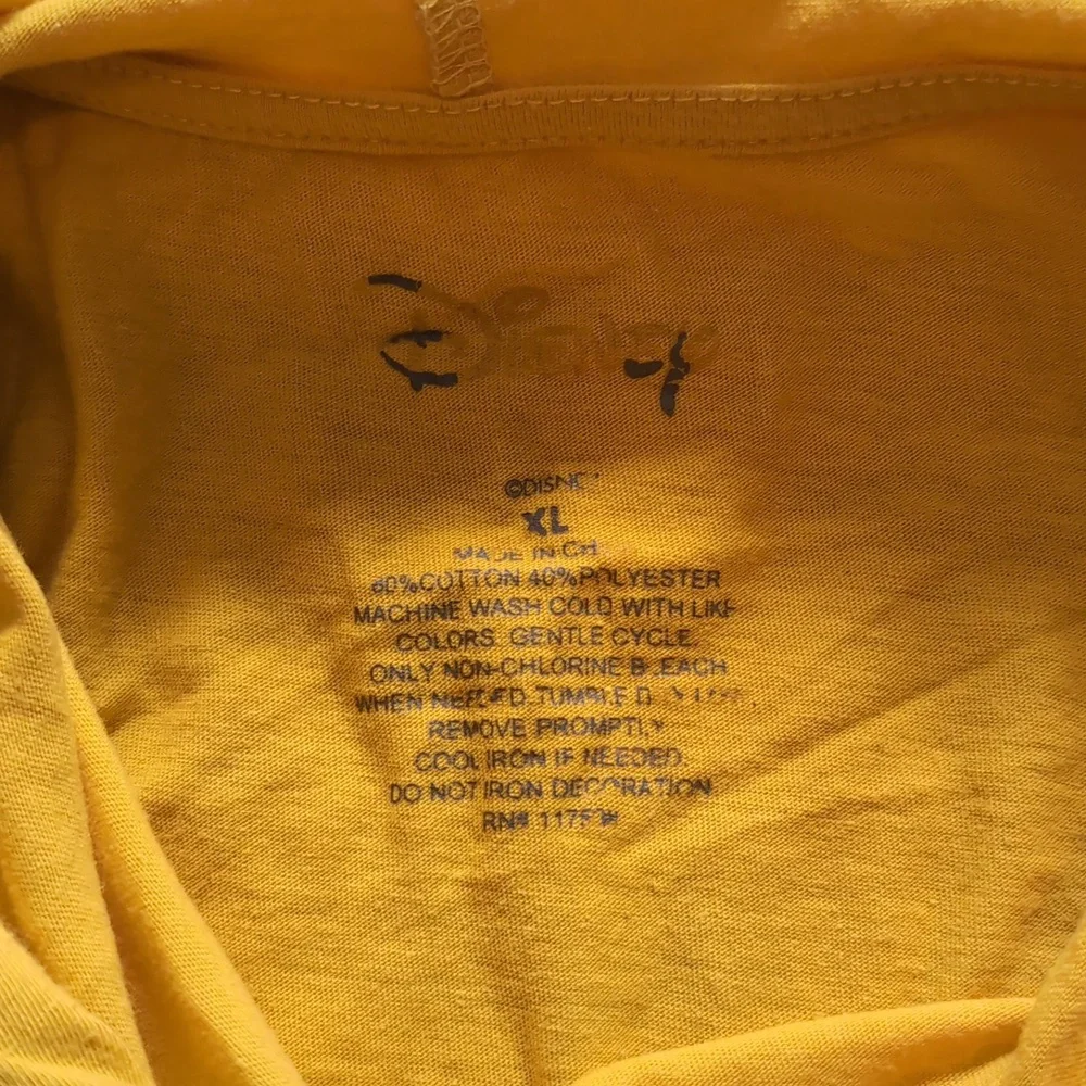 Disney The Lion King Hood Crop long sleeve shirt yellow hakuna matata - Picture 2 of 5